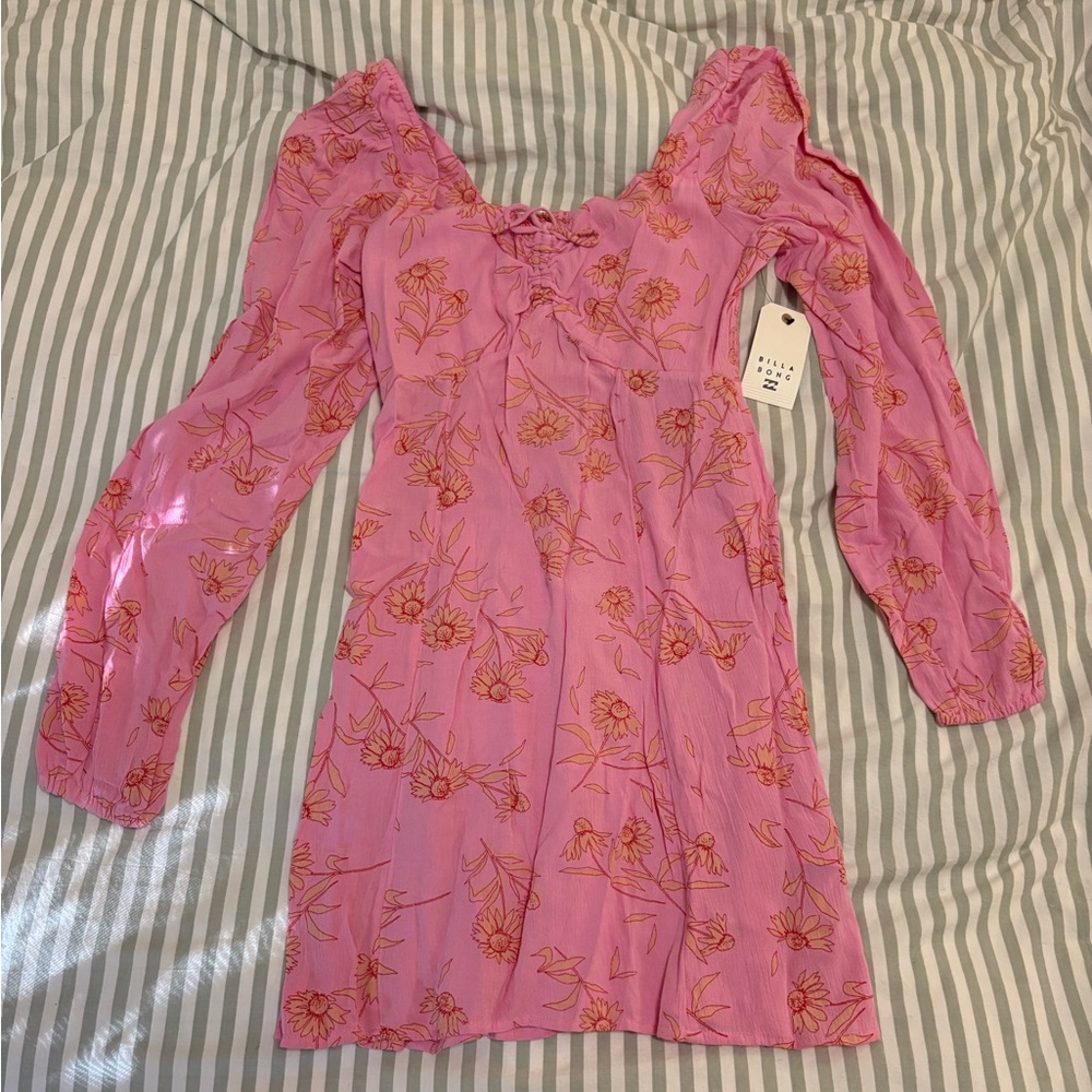 Billabong Pink Floral Dress!